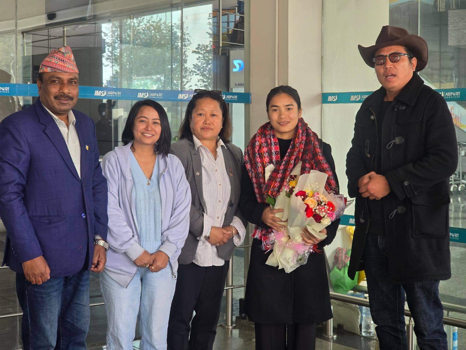 च्याम्पियनसिप खेल्न नेपाल आइपुगिन कप्तान एन्जिला