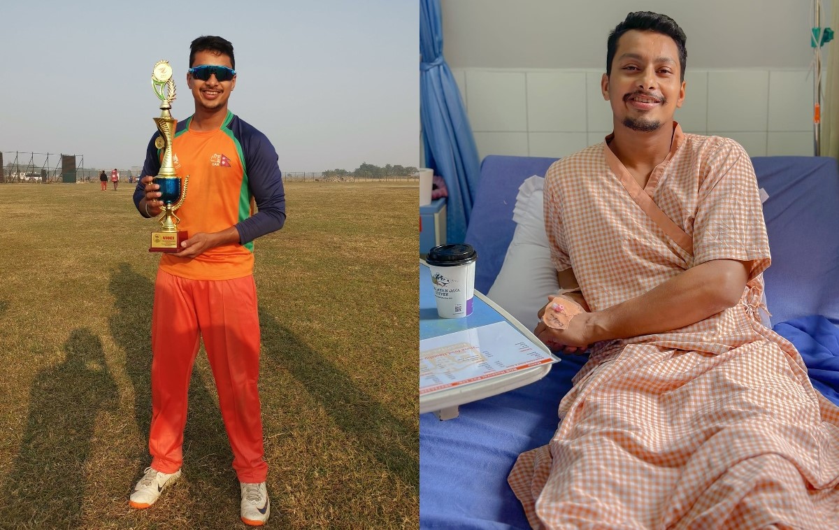 क्रिकेटर सिद्धान्त लोहनीलाई क्यानले ५ लाख सहयोग गर्ने