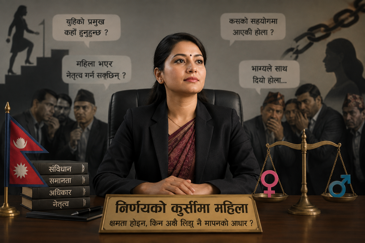 निर्णयको कुर्सीमा महिला : क्षमता होइन, किन अझै लिङ्ग नै मापनको आधार ?